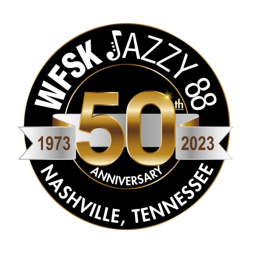 What's the 411? with Sharon Kay - JAZZY 88 WFSK logo